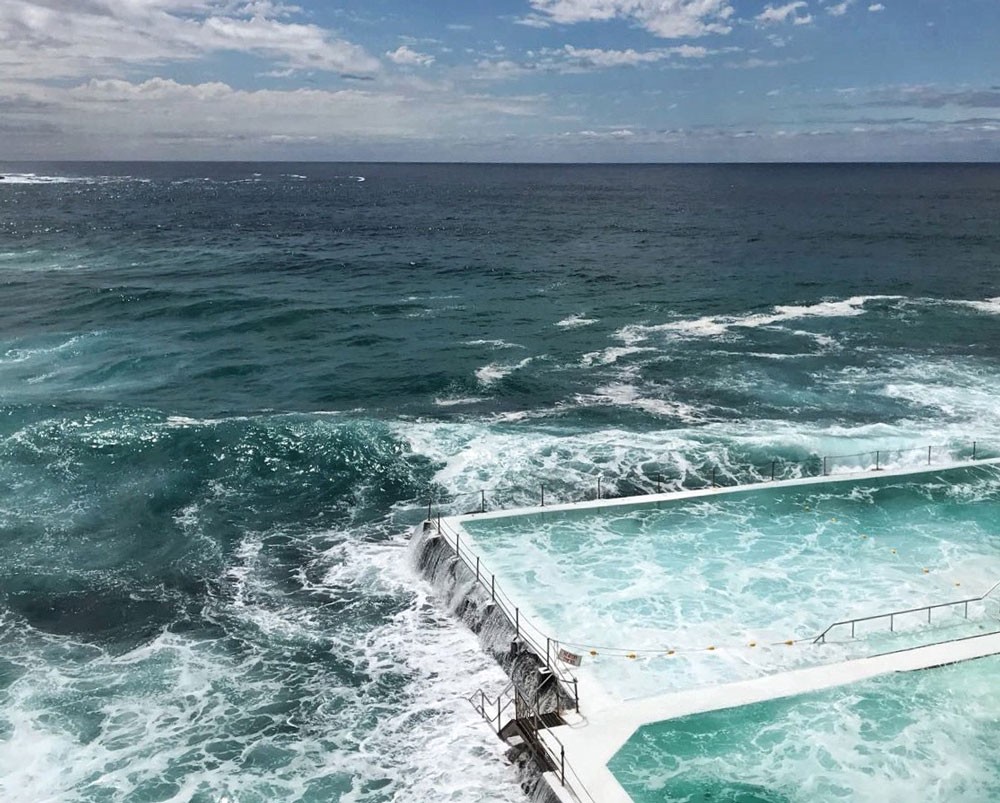 Bondi Sídney olas mar